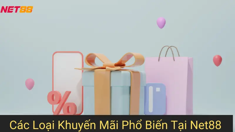 Các loại khuyến mãi phổ biến tại Net88