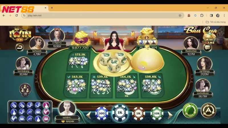 Luật chơi Bầu cua live Net88