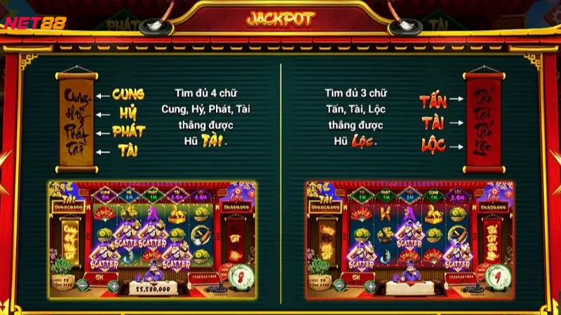 Lối chơi và giao diện của Game Ông đồ Net88