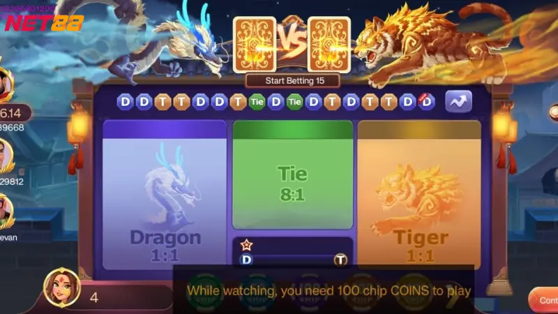 Khám Phá Chiến Lược Chơi Dragon Tiger Net88 Hiệu Quả 2 Hiểu rõ về trò chơi Dragon Tiger Net88