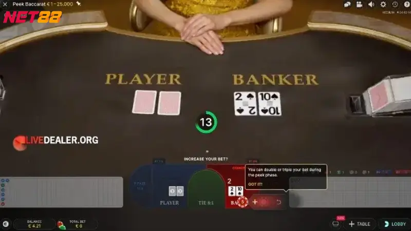 Phân tích tâm lý trong Peek Baccarat Net88