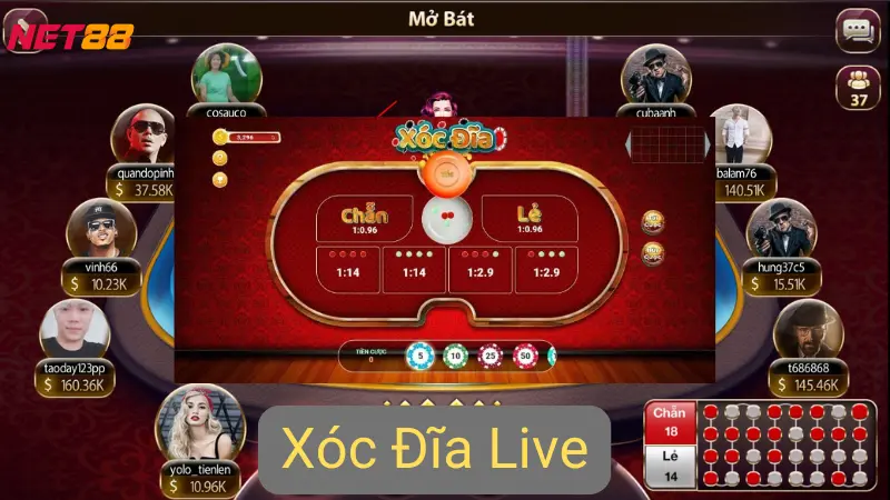 Tham Gia Ngay Xóc Đĩa Live Net88 Để Nhận Thưởng Lớn